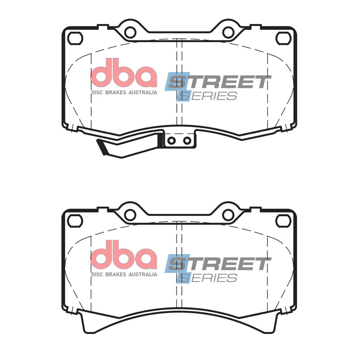 DBA SS STREET SERIES BRAKE PADS [ Hummer 2006 - 2009 F ], , scaau_hi-res