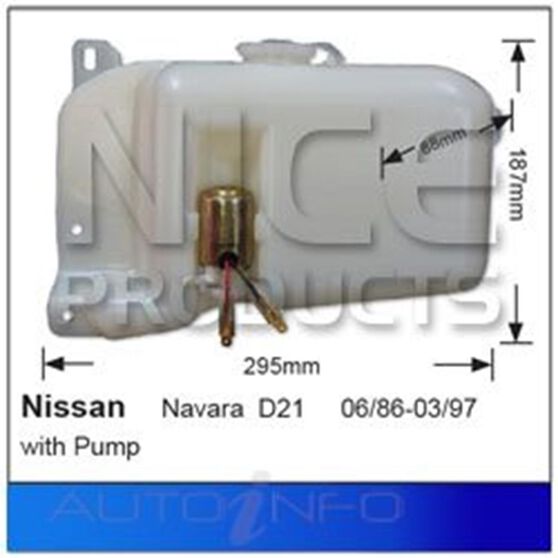 Nice Washer Fluid Reservoir And Pump Nwr302p Supercheap Auto