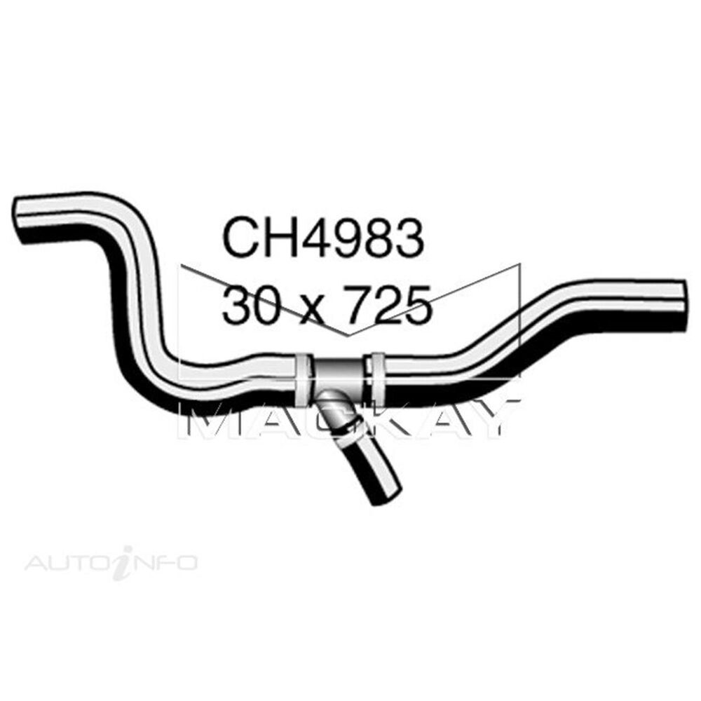 Mackay Radiator Top Hose CH4983 Supercheap Auto