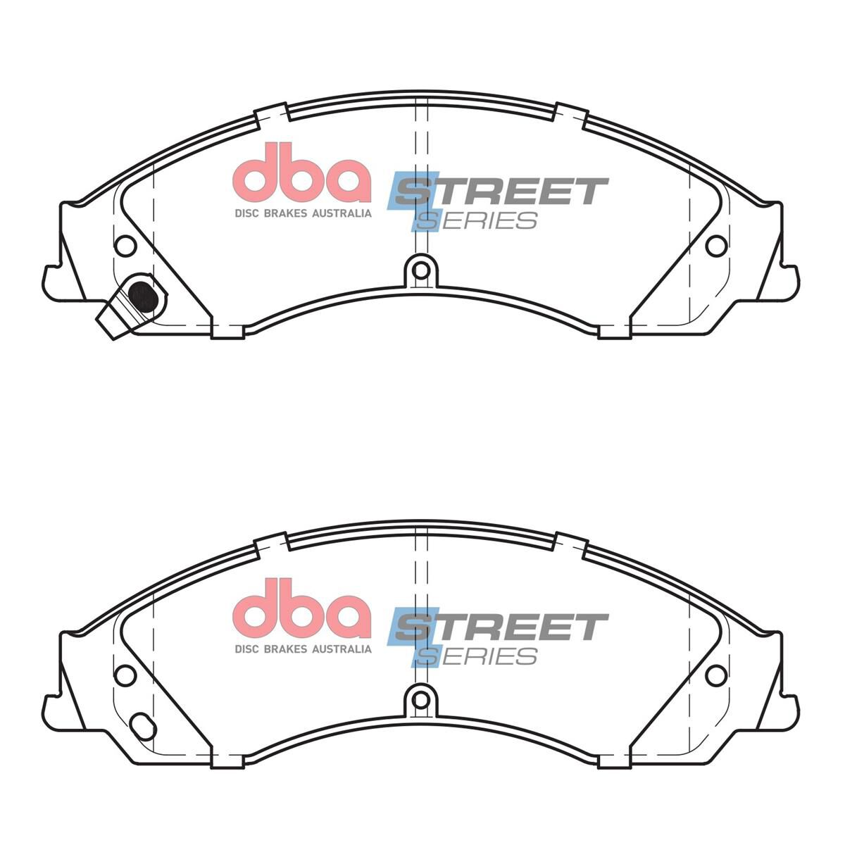 DBA SS STREET SERIES BRAKE PADS [ Mitsubishi 380 2005-2014 F ], , scaau_hi-res