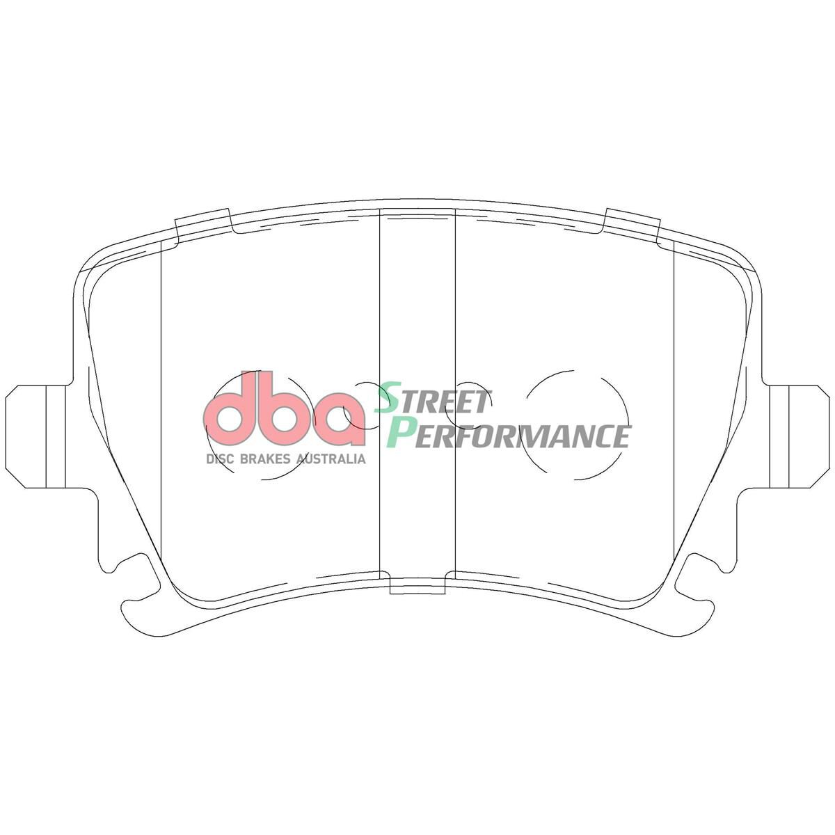 DBA SP PERFORMANCE BRAKE PADS  Audi/Skoda/VW  Rear  2004-on R, , scaau_hi-res