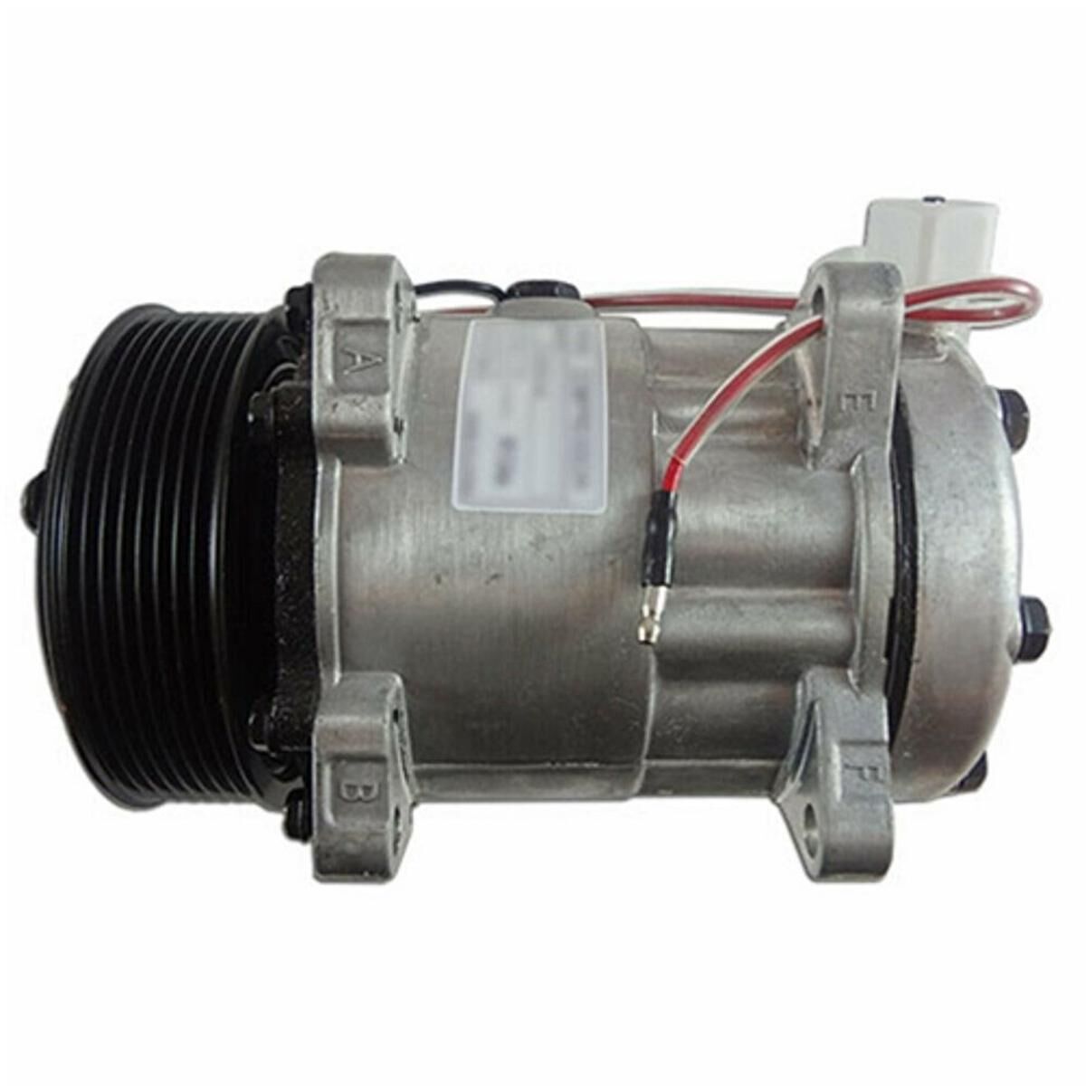 AIR CONDITIONER COMPRESSOR, SANDEN STYLE WITH CLUTCH, , scaau_hi-res