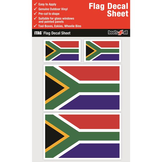SOUTH AFRICA FLAG DECALS SHEET, , scaau_hi-res