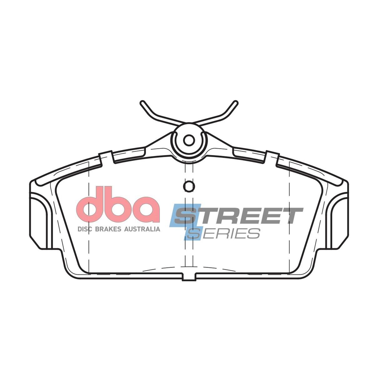 DBA SS STREET SERIES BRAKE PADS [ Nissan Pulsar N16 1.6 & 1.8L 2000-2006 F ], , scaau_hi-res