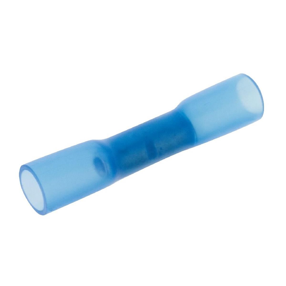 PKT 10 BUTT SPLICE TERMINAL BLUE WATER PROOF HEAT SHRINKBL - CONNECTORS CRIMP TERMINALS, , scaau_hi-res