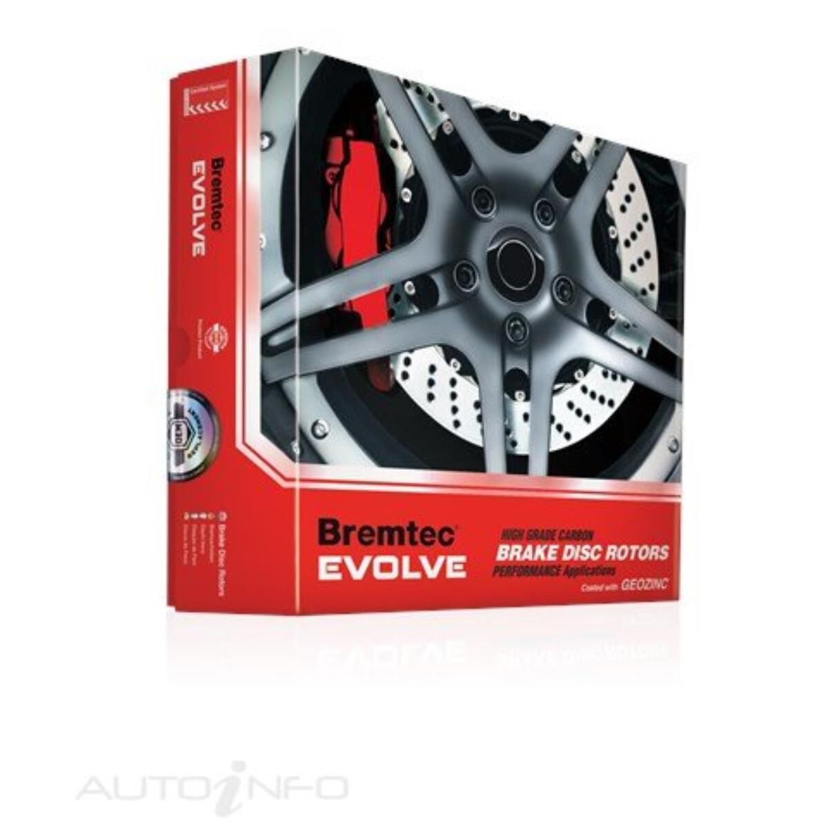 Bremtec Evolve Performance+ Brake Rotor - Single, BDR50015EV ...