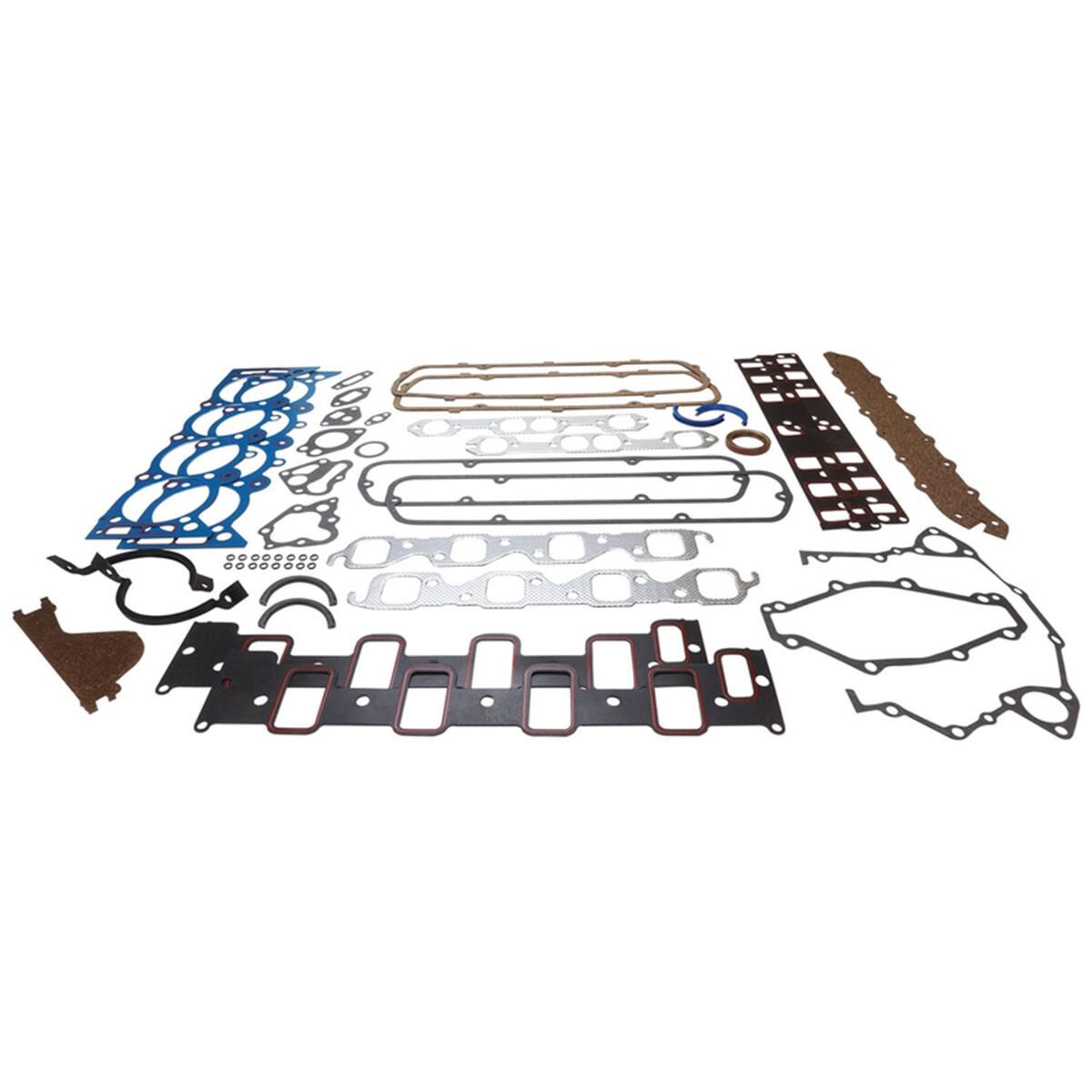 PROFLOW ENGINE GASKET SET, FOR HOLDEN COMMODORE V8, 253, 304, 308, UNIVERSAL KIT, EFI & CARBY, LATE MODEL, NEOPRENE & ROPE REAR MAIN SEAL , SET, , scaau_hi-res