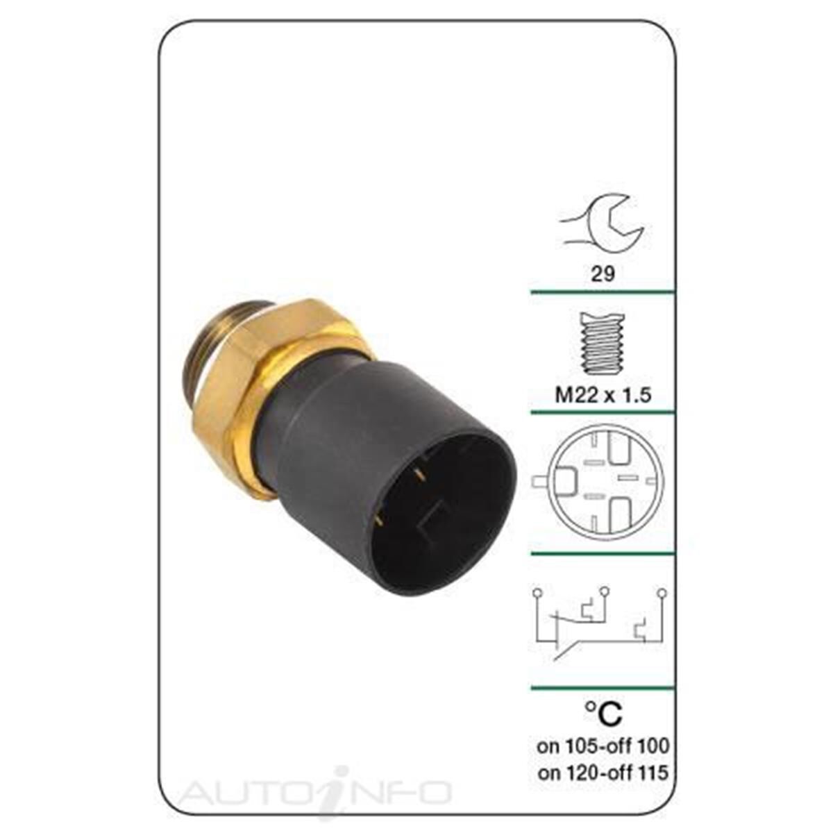 TRIDON THERMO FAN SWITCH, , scaau_hi-res