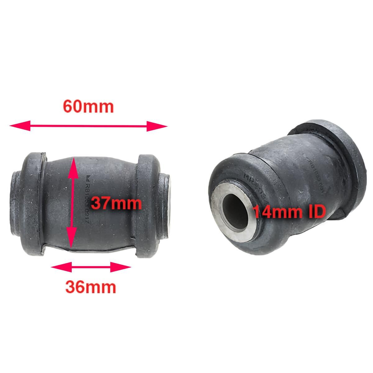 Control Arm Bush Kit Front Inner Lower Front Mitsubishi Lancer CJ, CF, , scaau_hi-res