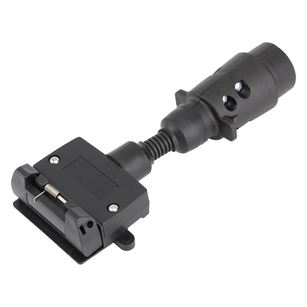 Sunrise Trailer Adaptor 7 Pin Round Vehicle to Flat Trailer, , scaau_hi-res