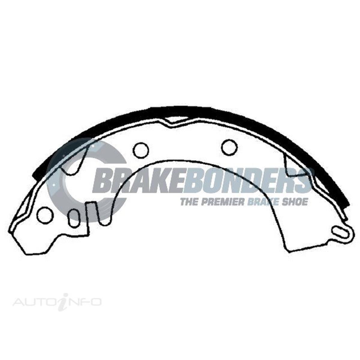 Brake Shoes - Mitsubishi 203.2mm, , scaau_hi-res