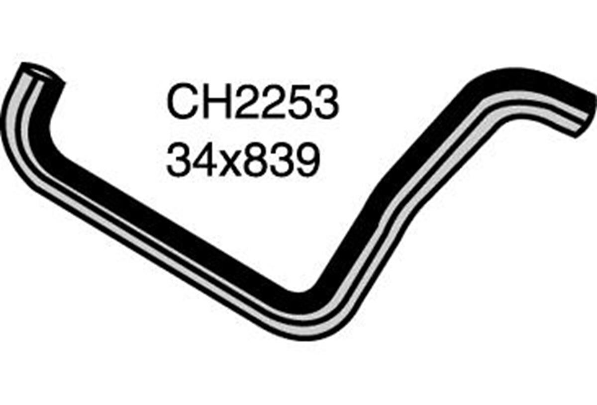Radiator Upper Hose  - NISSAN PINTARA U12 - 2.0L I4  PETROL - Manual & Auto, , scaau_hi-res