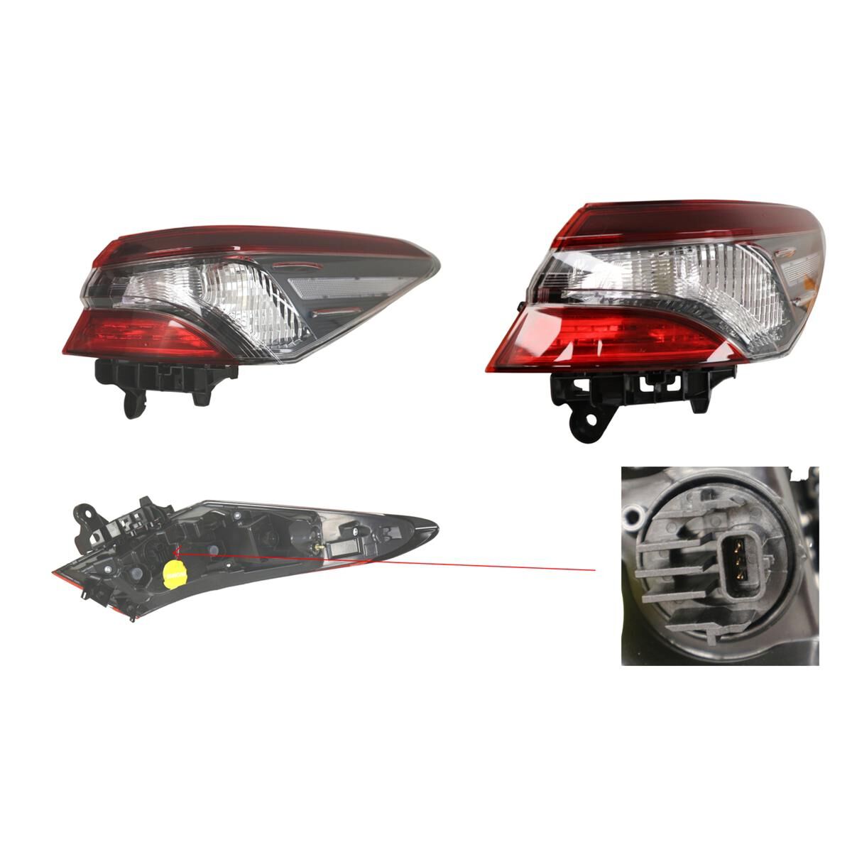 CAMRY ASV70 GSV70 AXVH71 9/17- TAIL LIGHT OUTER (-LED,+TINTING) (ASCENT SPORT) (R), , scaau_hi-res