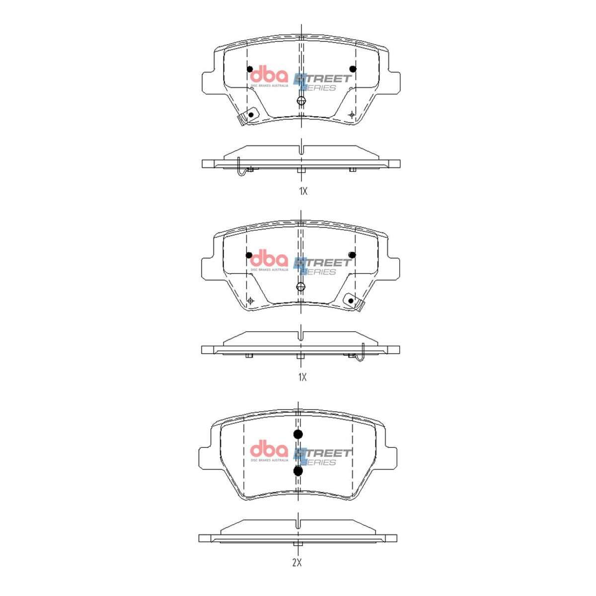 DBA SS STREET SERIES BRAKE PADS [GENESIS GV80 08/2020 ON R], , scaau_hi-res