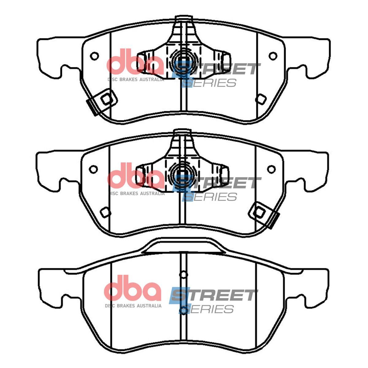 DBA SS STREET SERIES BRAKE PADS [ MG ZS 2017 ON F ], , scaau_hi-res