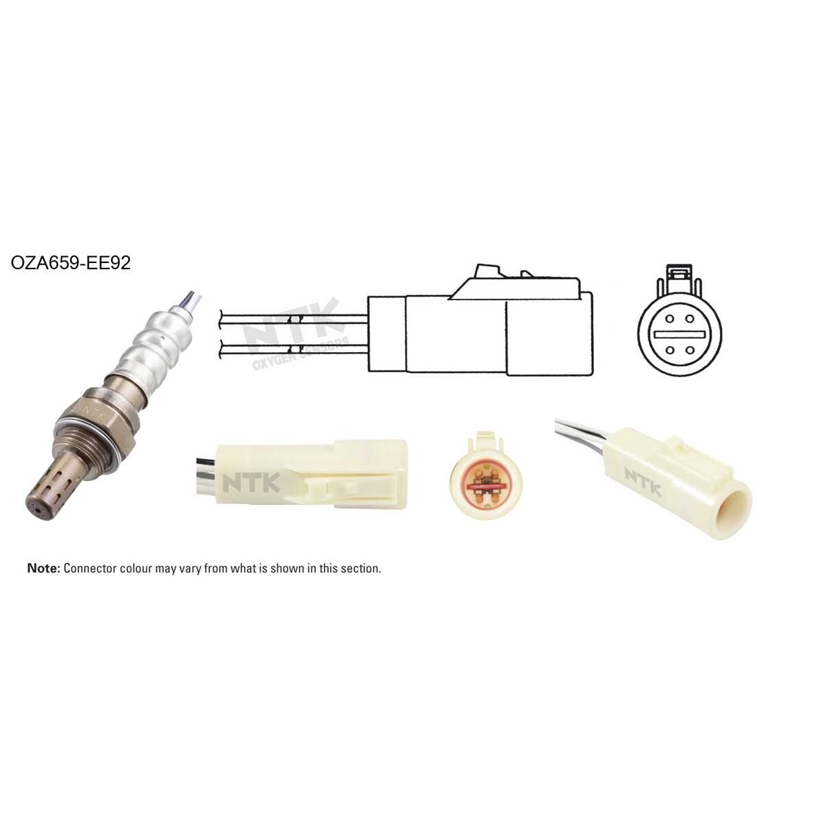 NTK OXYGEN SENSOR - OZA659-EE92, , scaau_hi-res