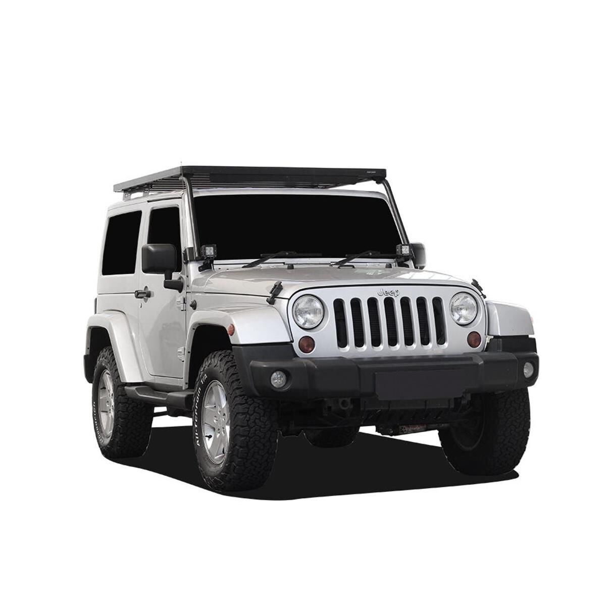 FRONT RUNNER JEEP WRANGLER JK 2 DOOR (2007-2018) EXTREME SLIMLINE II ROOF RACK KIT, , scaau_hi-res