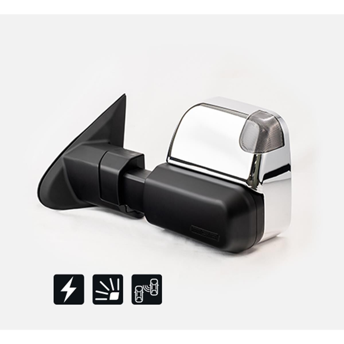 TOWING MIRROR MITSUBISHI TRITON 2015-CURRENT, , scaau_hi-res