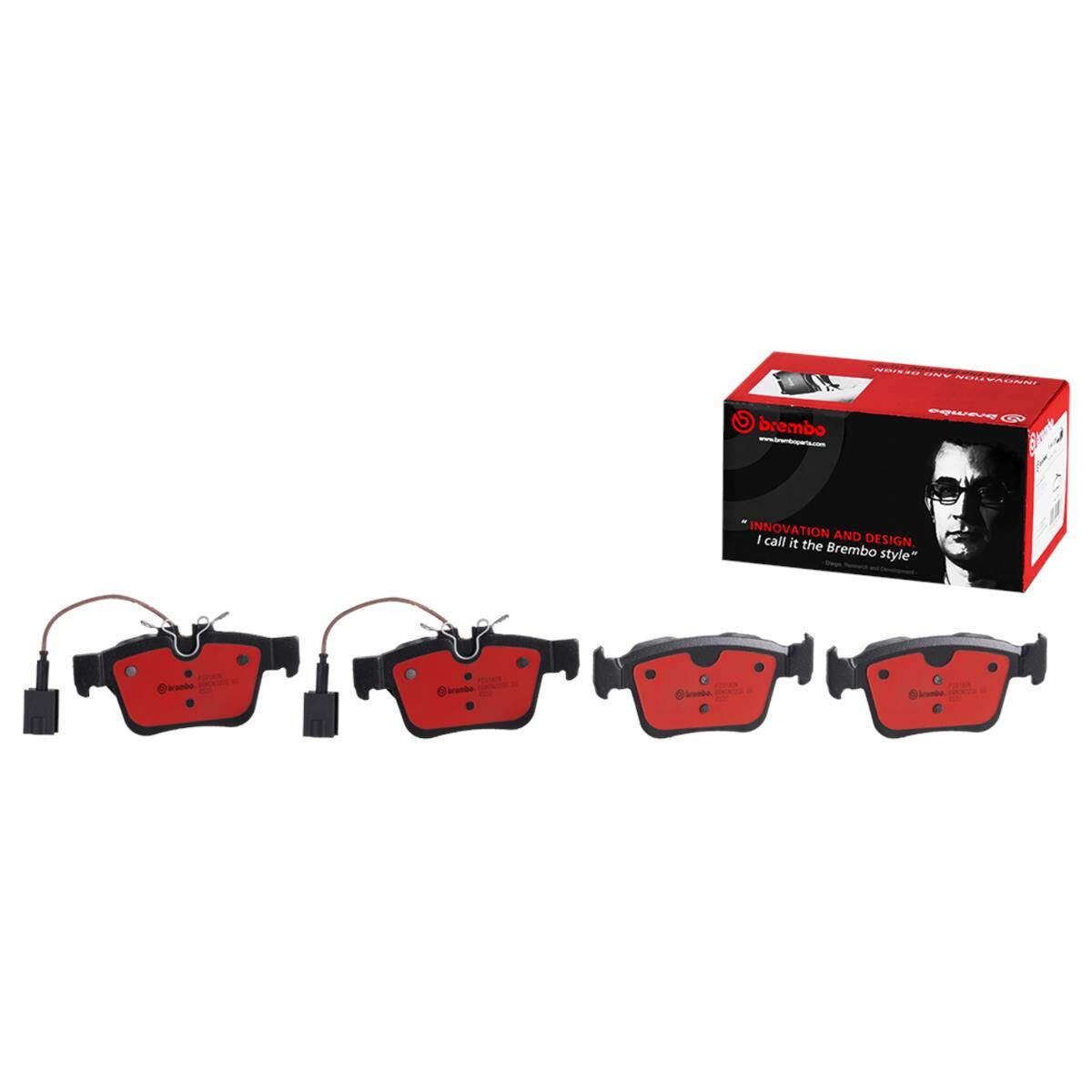 BREMBO DISC PAD SET NAO CERAMIC, , scaau_hi-res