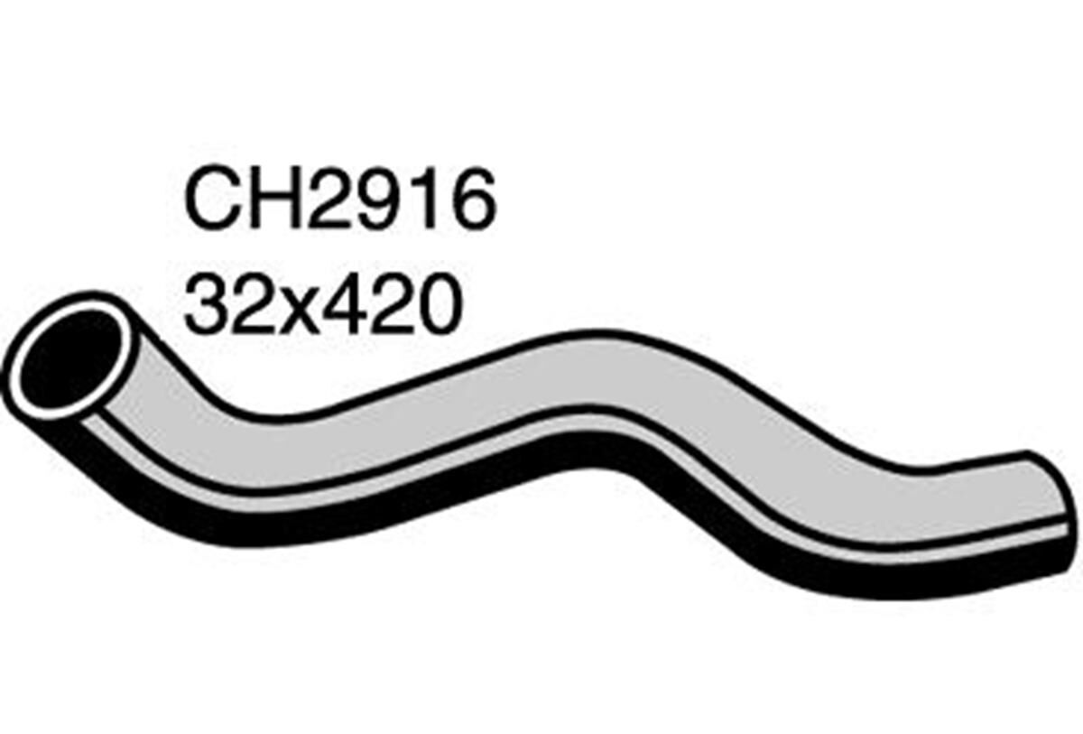 Radiator Upper Hose  - TOYOTA HIACE RCH12R - 2.4L I4  PETROL - Manual & Auto, , scaau_hi-res