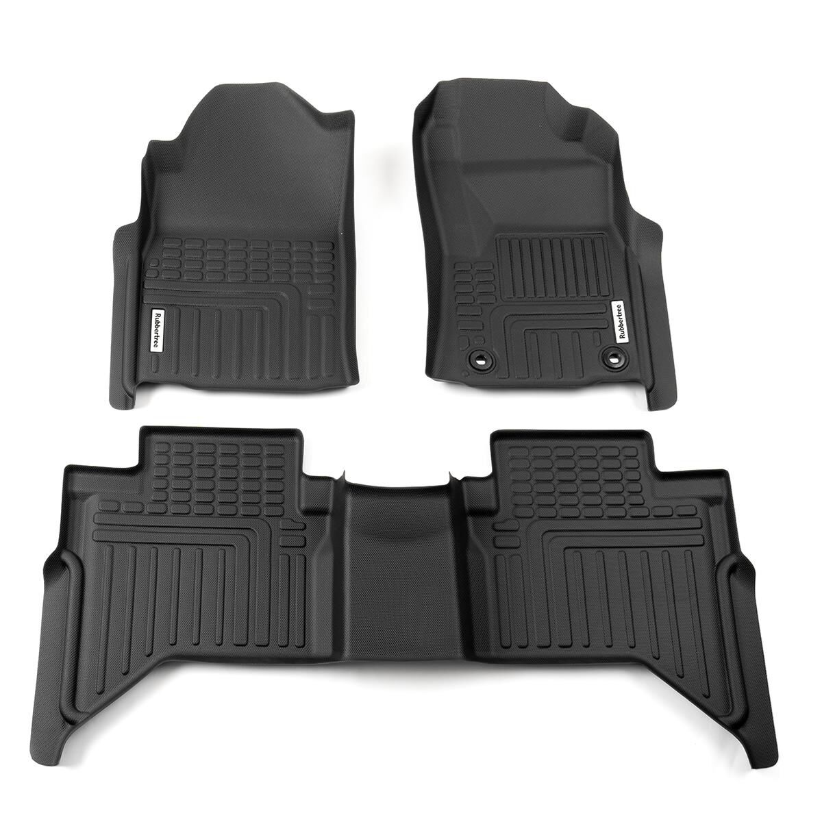 DEEP DISH FLOOR LINERS FOR TOYOTA HILUX 2015+ DUAL CAB MANUAL FULL SET, , scaau_hi-res