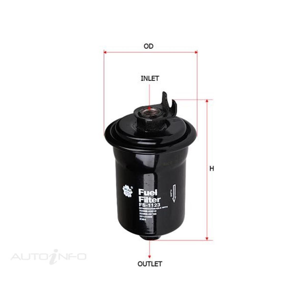 FUEL FILTER FITS Z384 WZ577, , scaau_hi-res