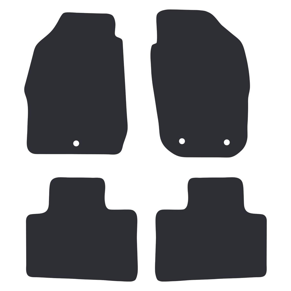 LUXURY CARPET CAR MATS FOR HOLDEN RODEO (3RD GEN DUAL CAB) 2003-2008, , scaau_hi-res