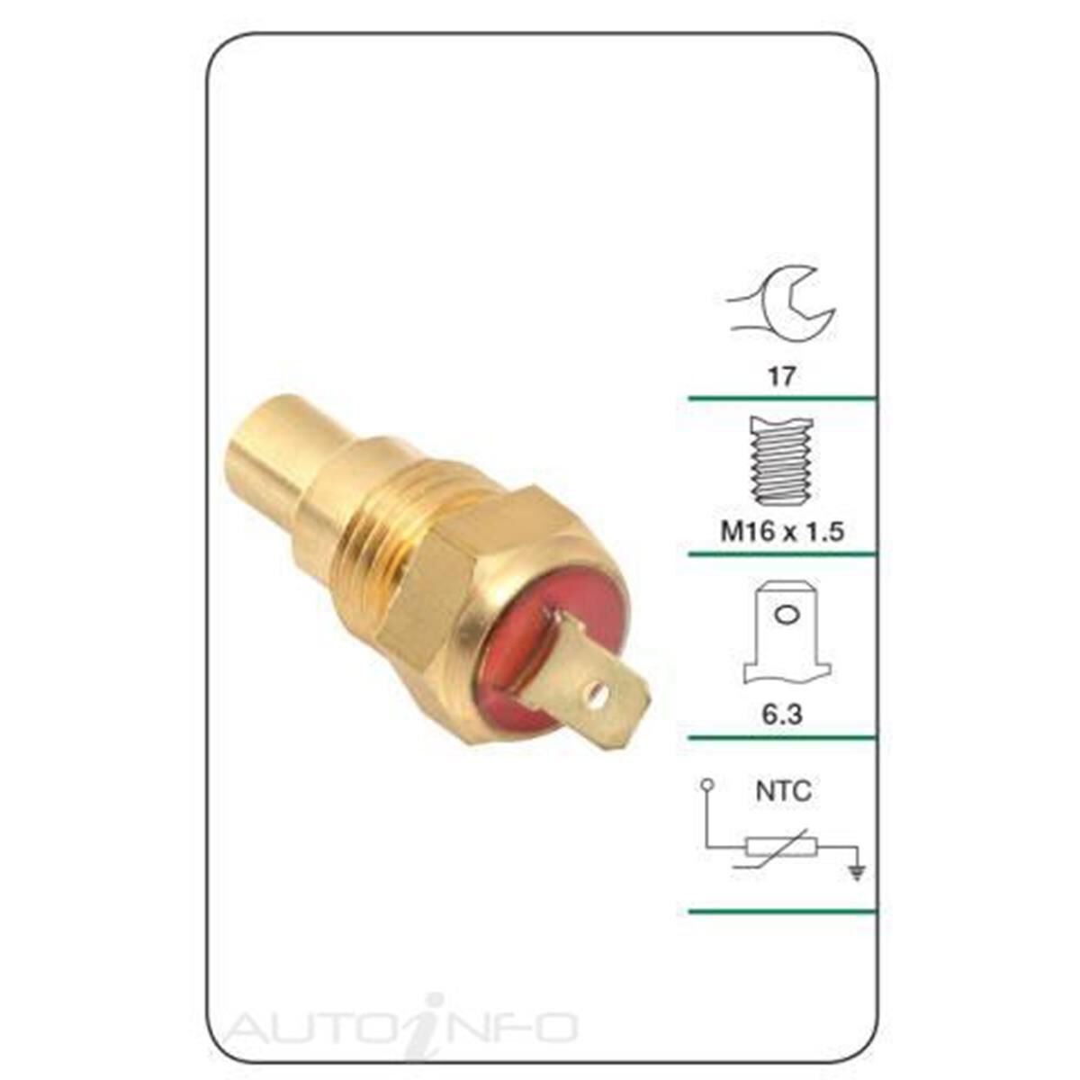 TRIDON WATER TEMPERATURE SENDER (GAUGE), , scaau_hi-res