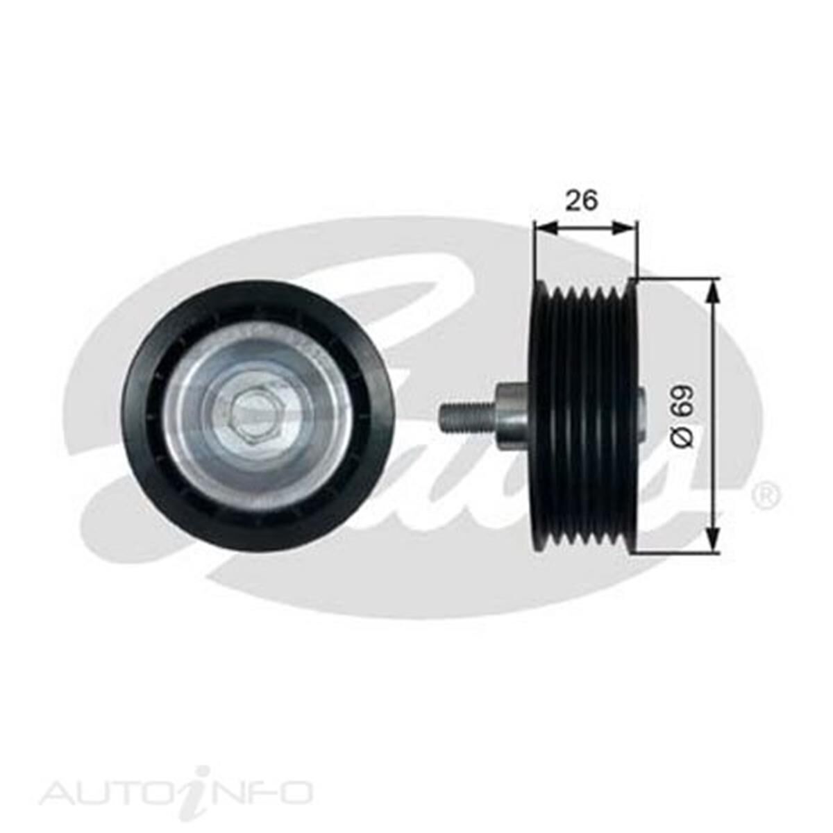 36456 DRIVEALIGN IDLER PULLEY, , scaau_hi-res