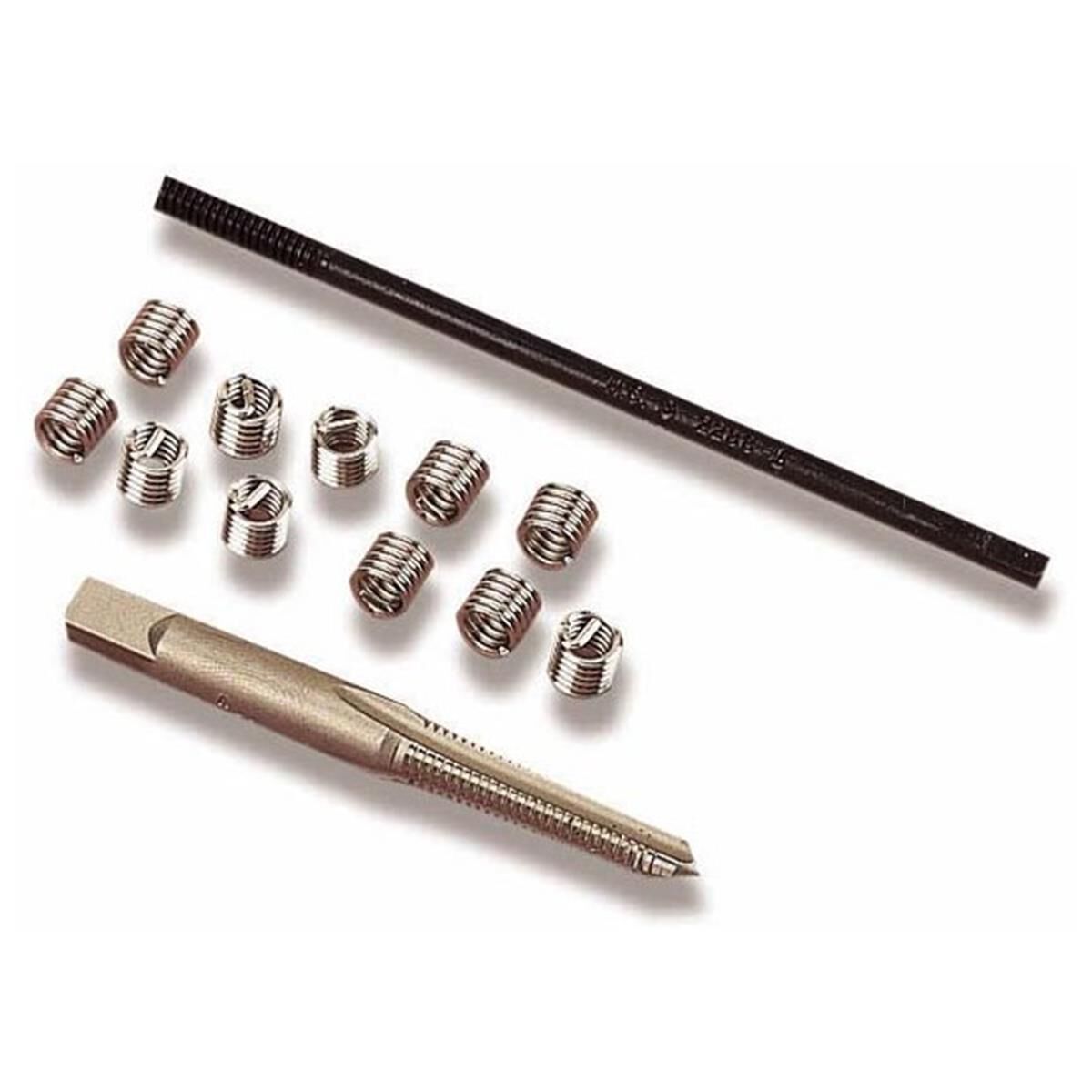 HOLLEY FUEL BOWL SCREW HELICOI L KIT INSERTS & TAP, , scaau_hi-res