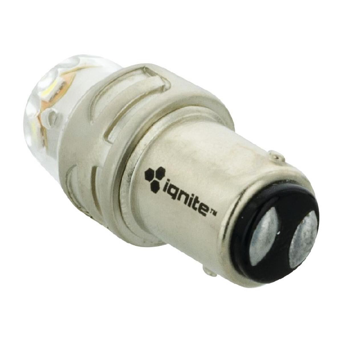 PKT 2 LED SIGNALLING GLOBE12/24v 1157/BAY15d BASE WHITE900 LUMENS, , scaau_hi-res