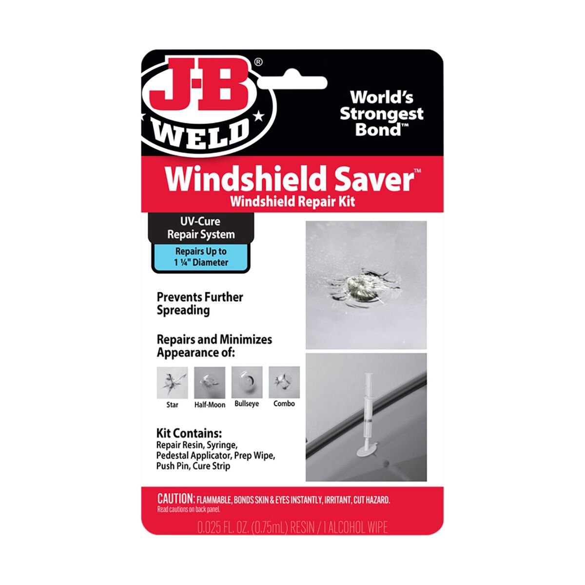 JB WELD WINDSHIELD SAVER REPAIR KIT, , scaau_hi-res