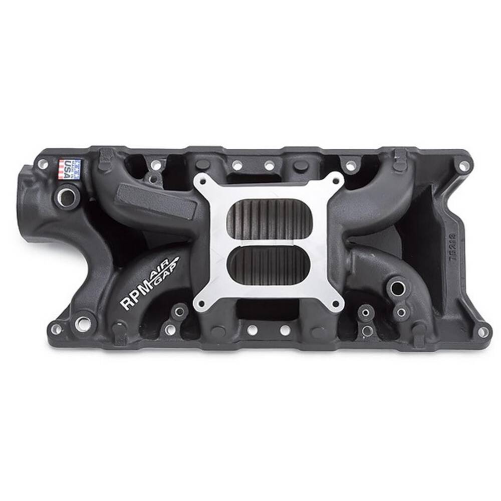 Edelbrock RPM Air Gap Intake Manifold Nascar Edition Black, Ford 289W