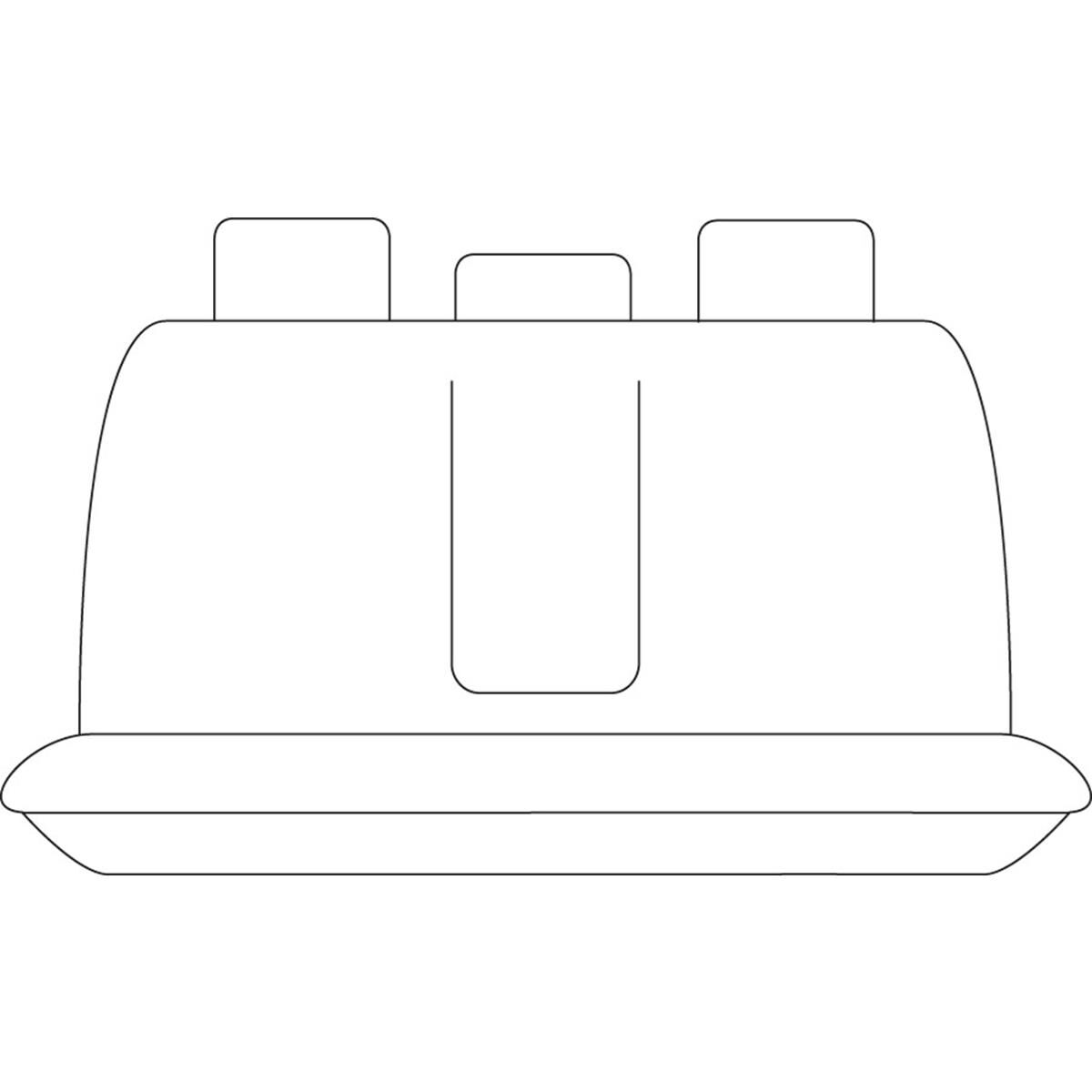 TRADIES CANVAS READY MADE SEAT COVERS - REAR, BLACK, SUITS NISSAN NAVARA, , scaau_hi-res