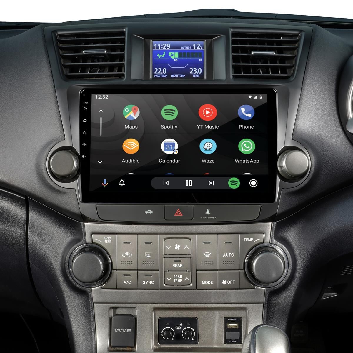 10" MULTIMEDIA RECEIVER TO SUIT TOYOTA KLUGER (2007-2013) - NON-AMPLIFIED, , scaau_hi-res