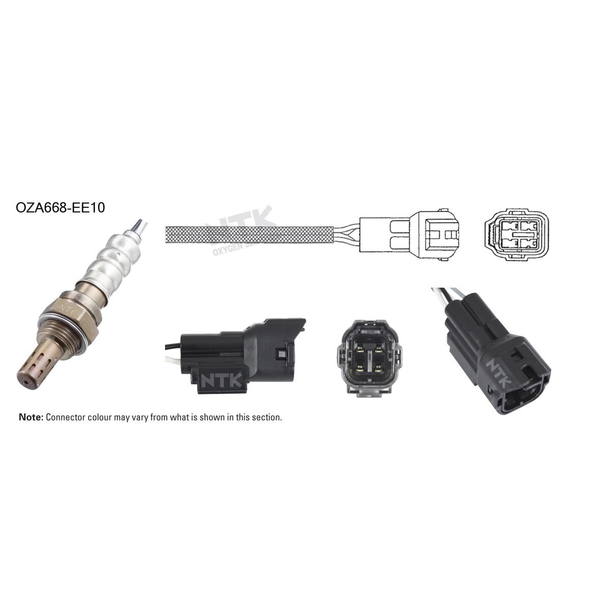 NTK OXYGEN SENSOR - OZA668-EE10, , scaau_hi-res