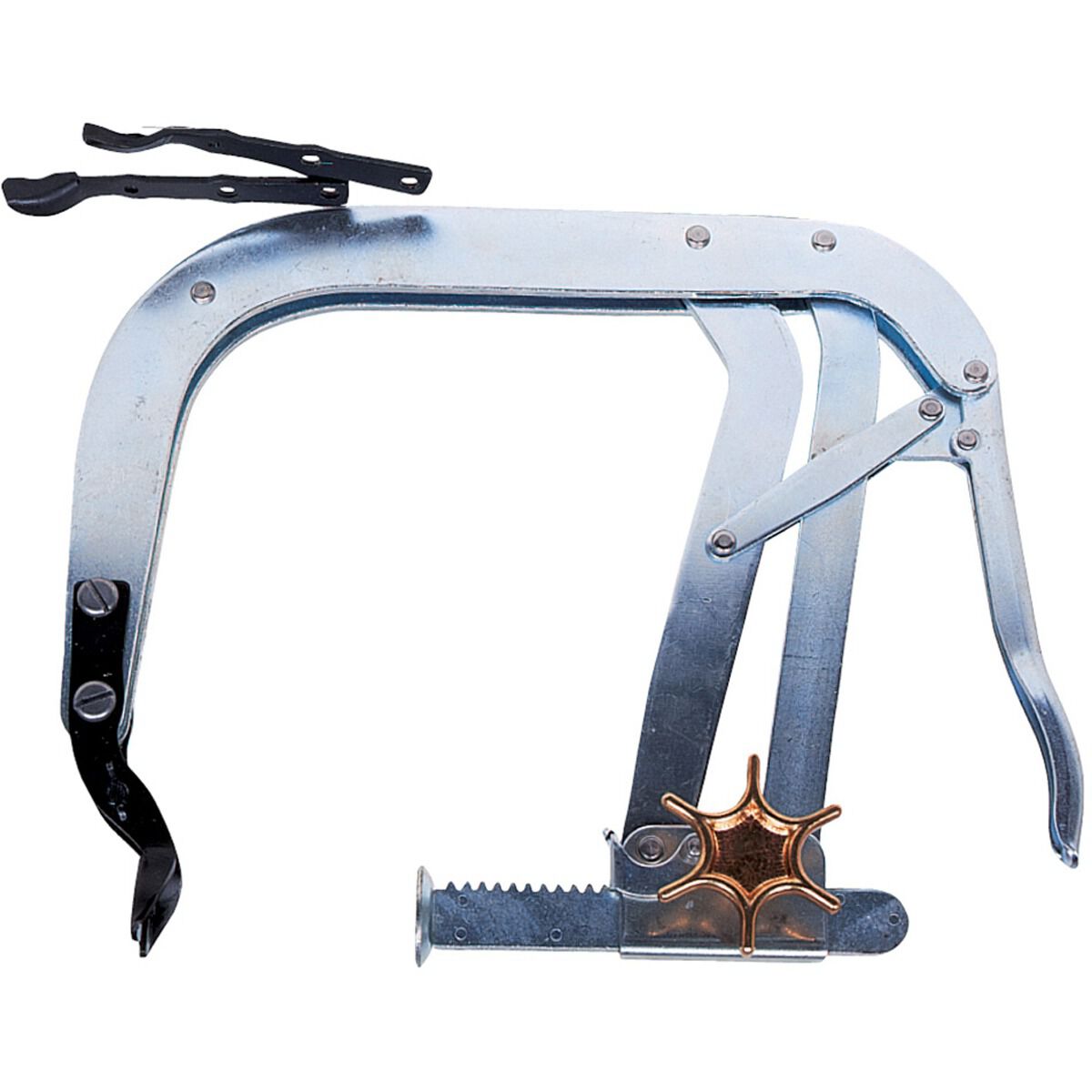 Large valve shop spring compressor