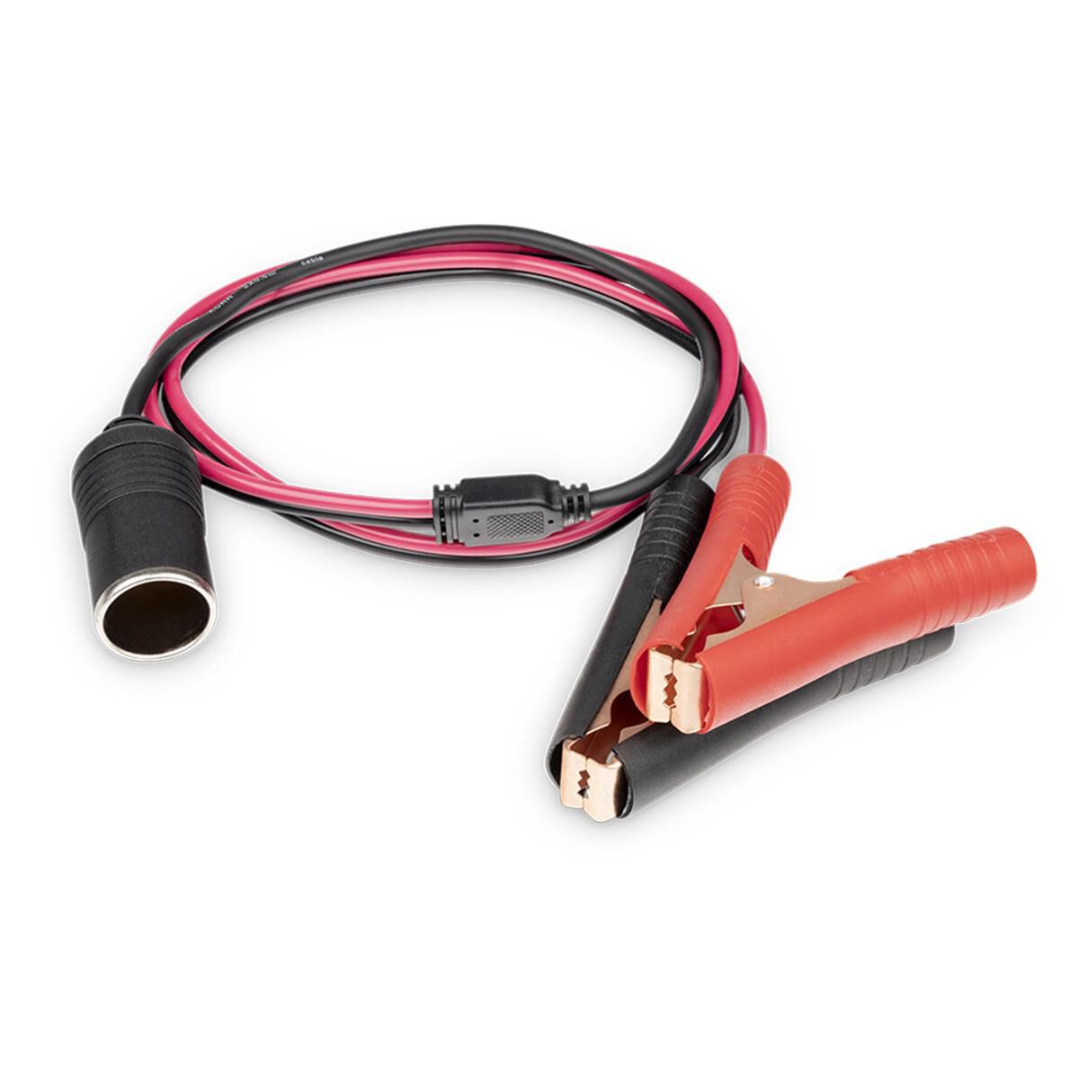 BATTERY CLAMPS TO FEMALE CIG PLUG LEAD - 1.5M, , scaau_hi-res
