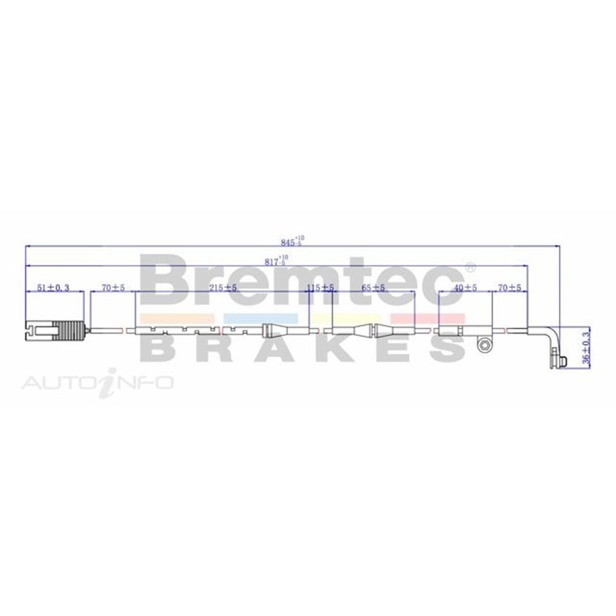 EUROLINE BRAKE WEAR SENSOR, , scaau_hi-res
