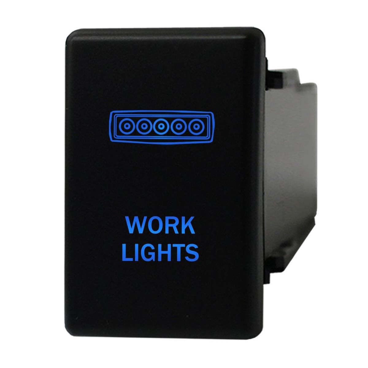 Hulk 4x4 12V Push Button Work Lights On/Off Switch with Blue LED ...