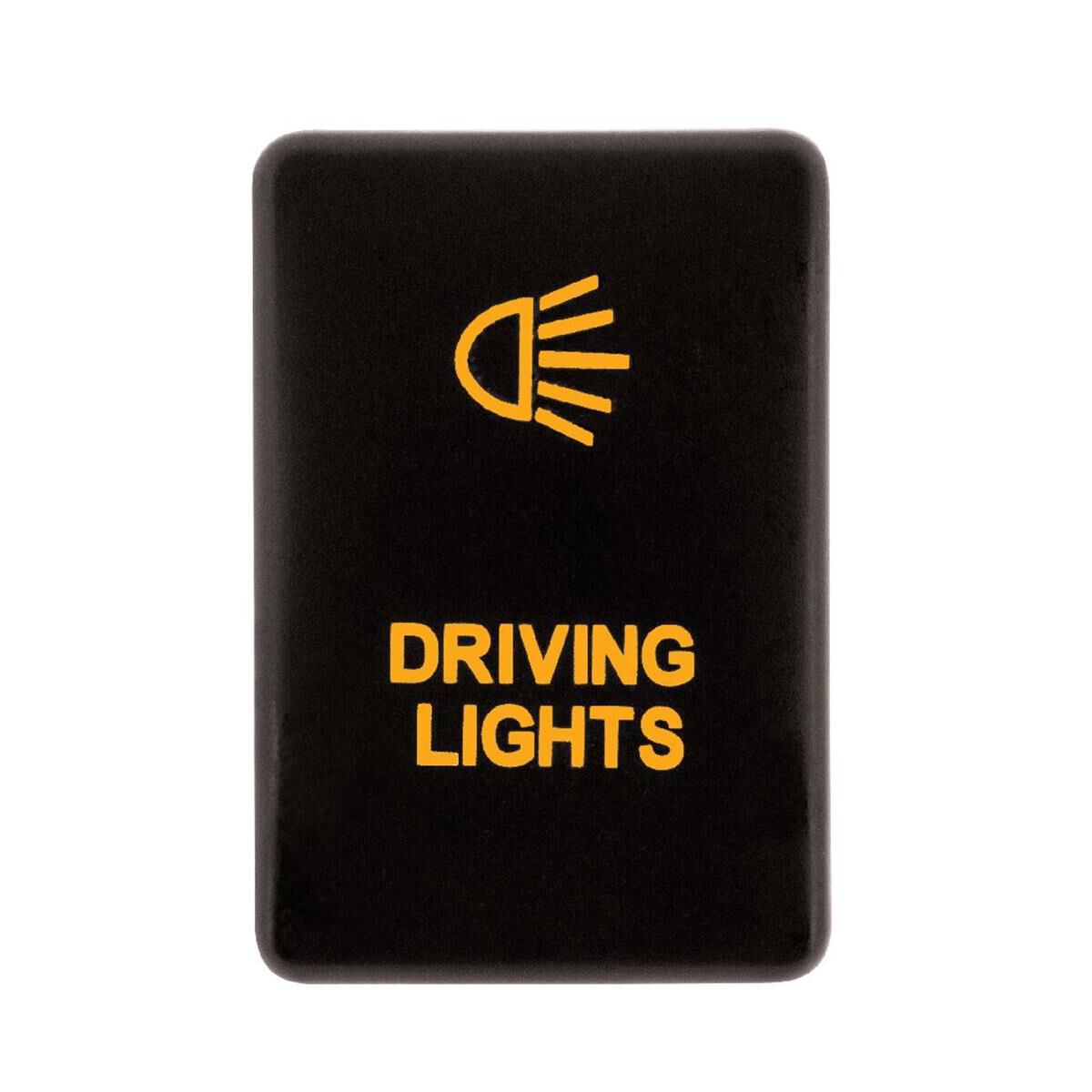 Hulk 4X4 Switch Push Button On / Off Oe Rpl 12V Driving Light Amber