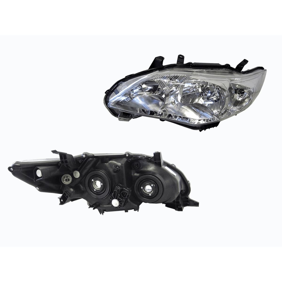 TOYOTA COROLLA SEDAN  ZRE152 SERIES 2  10/2009 ~ 12/2012  HALOGEN HEADLIGHT  LEFT HAND SIDE, , scaau_hi-res