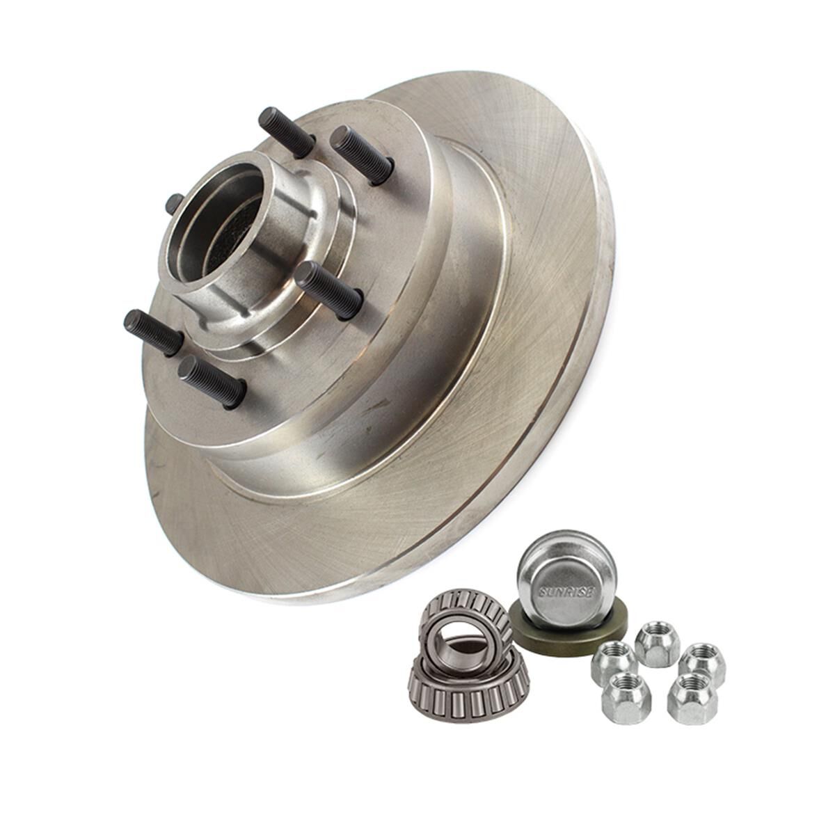 Sunrise Trailer Disc Hub Natural - Landcruiser 6 Stud, Parallel, , scaau_hi-res