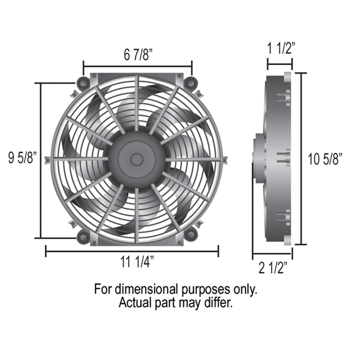 Tornado Electric Fan; Standard Kit 10 Inch, , scaau_hi-res
