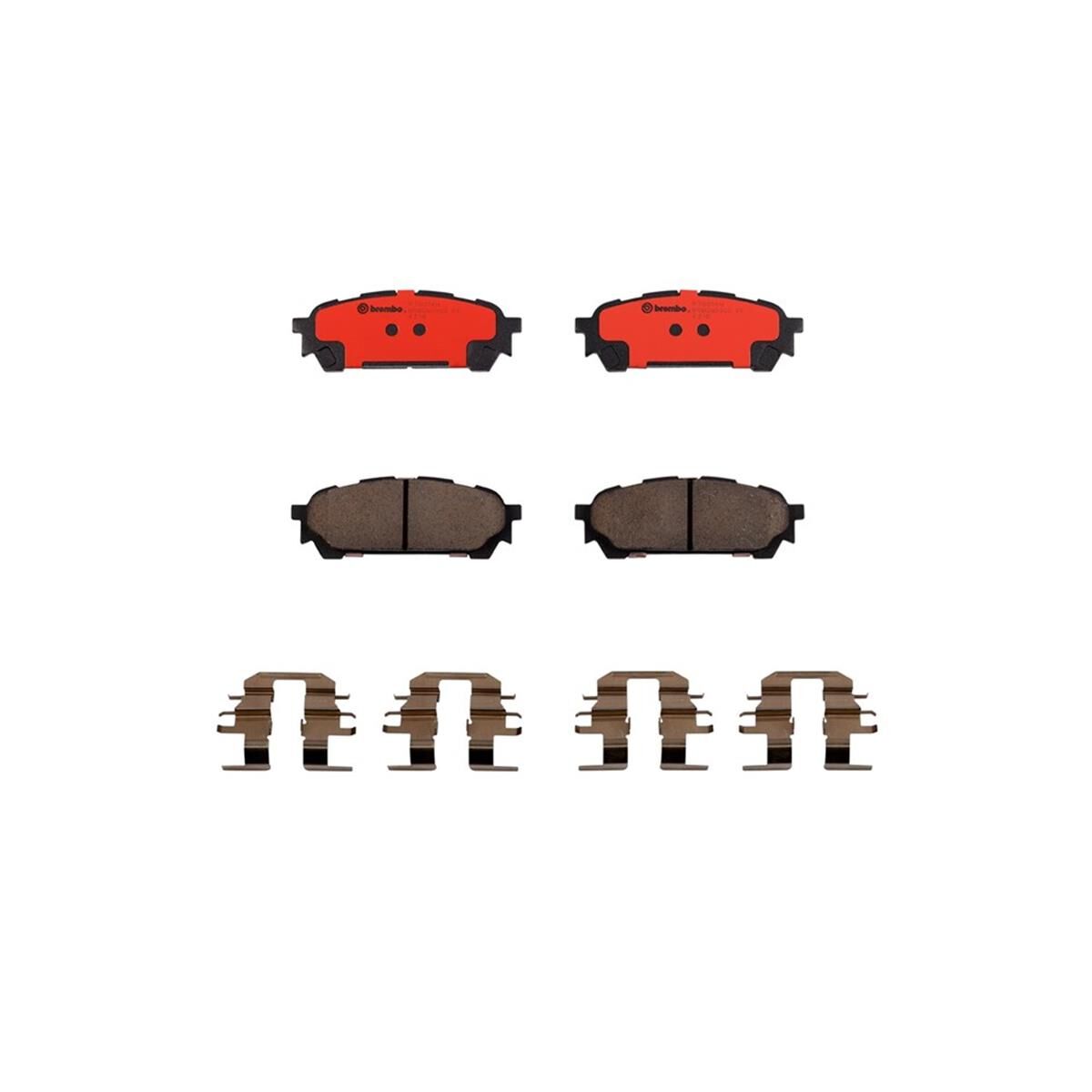 BREMBO DISC PAD SET NAO CERAMIC, , scaau_hi-res