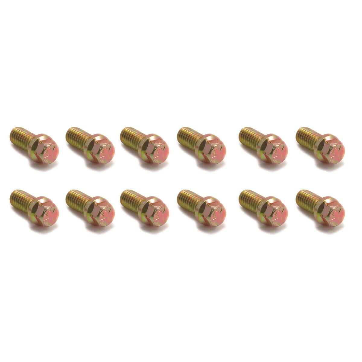 Bolt Kit Exhaust 3/4 Inch Gold Hex 12pcs, , scaau_hi-res