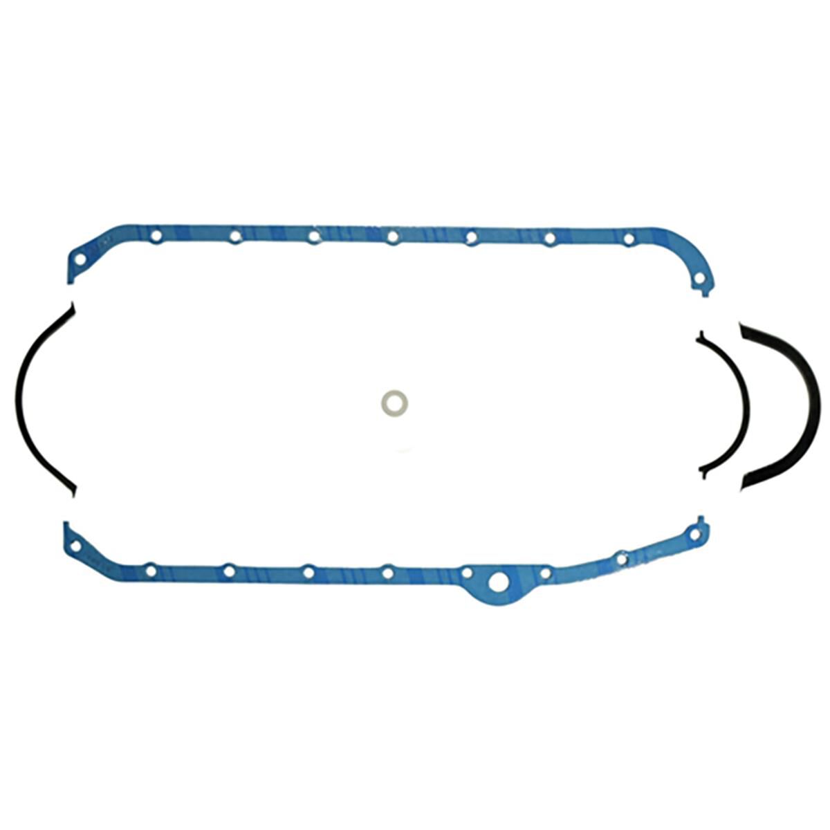 SBC OIL PAN GASKET SET STEEL CORE, **NOTES**, , scaau_hi-res