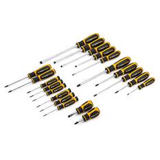 20 PIECE PHILLIPS®/SLOTTED/TORX® DUAL MATERIAL SCREWDRIVER SET, , scaau_hi-res