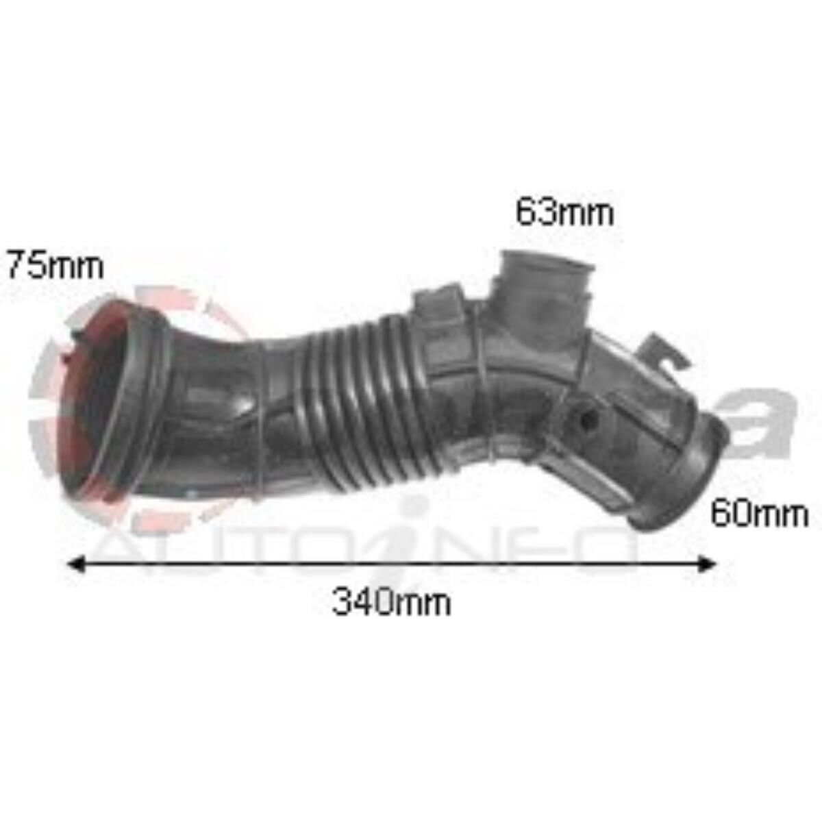 CRV 2.0L 97-98 AIR INTAKE HOSE, , scaau_hi-res