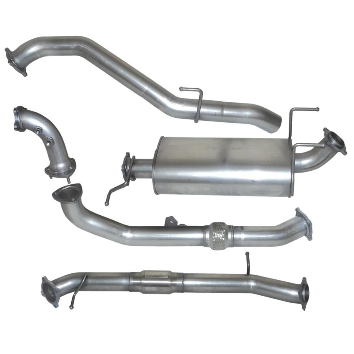 EXHAUST KIT BT50/FORD RANGER 3.0L PJ-PK 2006-2010 S/STEEL MANUAL ONLY, , scaau_hi-res